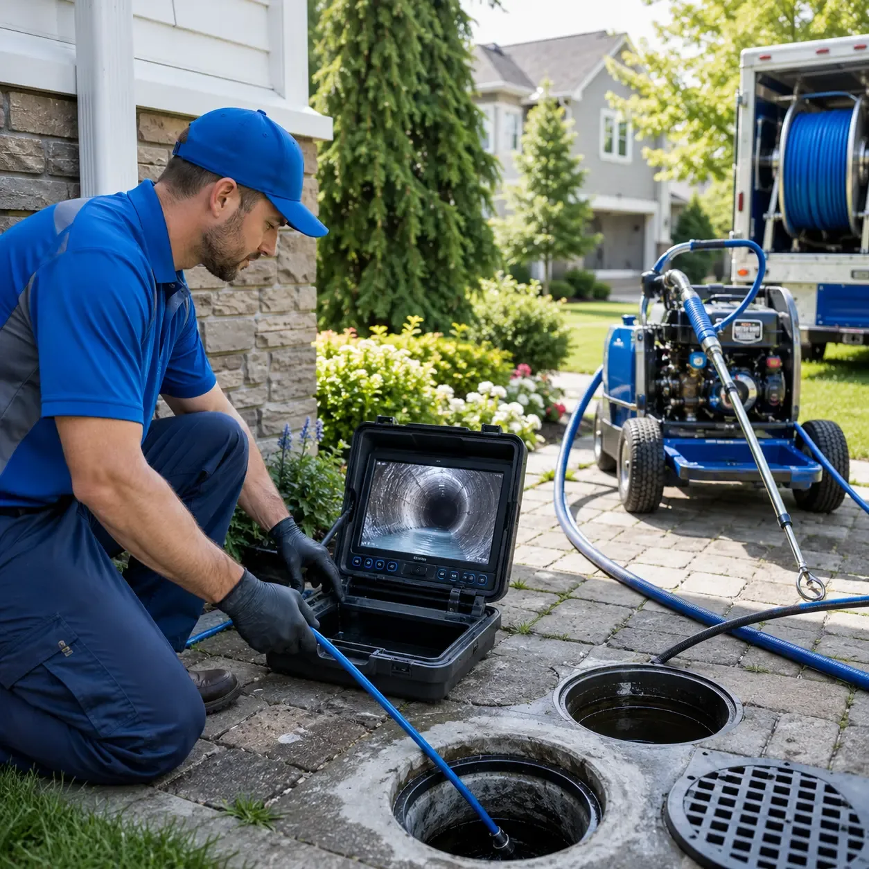 Outdoor drain cleaning professionals serving Mullin, TX